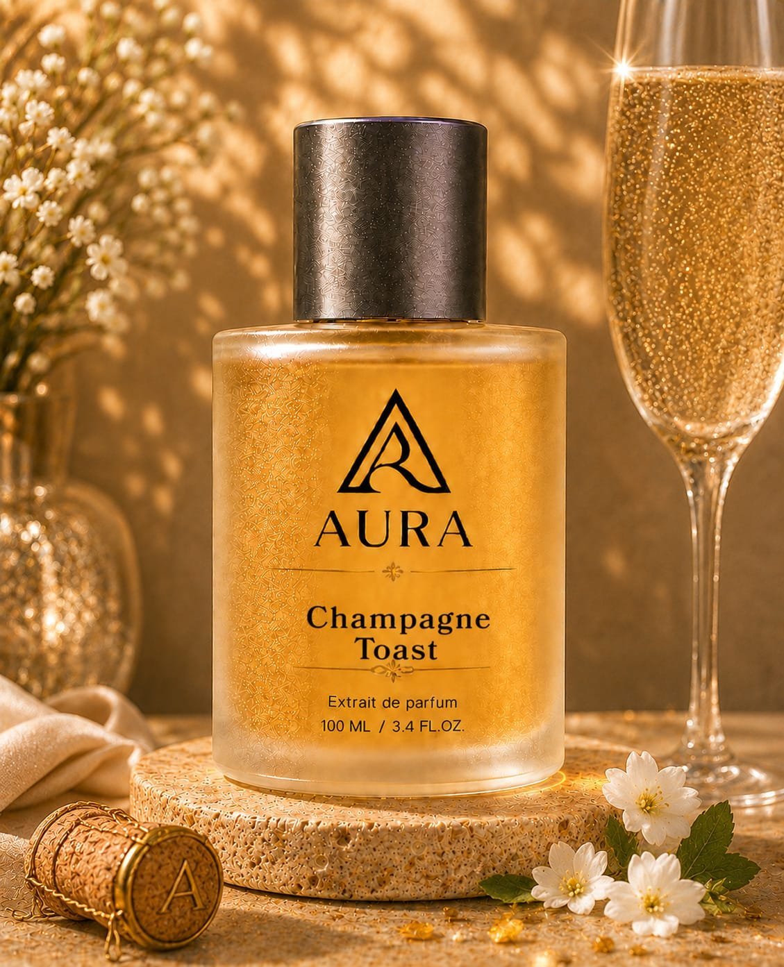 عطر أورا شامبين توست AURA Champagne Toast - رائحة مفعمة بالحيوية تجمع بين الانتعاش والأناقة لإحساس احتفالي مميز