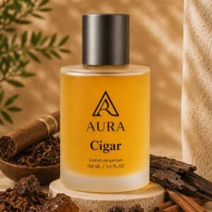 عطر أورا سيجار AURA Cigar – عطر رجالي فاخر بنفحات التبغ والعود والتوابل