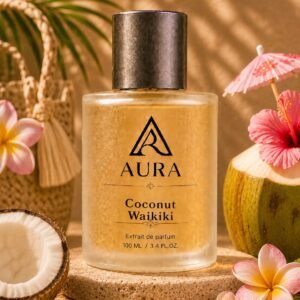 عطر استوائي منعش بجوز الهند والزهور للنساء - AURA Coconut Waikiki Extrait de Parfum