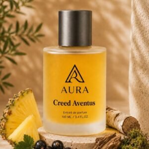 عطر أورا كريد أفينتوس AURA Creed Aventus – عطر رجالي فاخر بنفحات الأناناس والبتولا والمسك