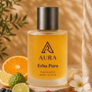 عطر أورا إيربا بورا AURA Erba Pura – عطر رجالي فاخر بنفحات الحمضيات والفواكه والمسك الأبيض