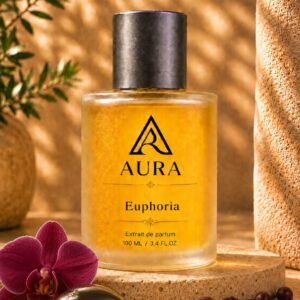 عطر أورا يوفوريا AURA Euphoria – عطر نسائي فاخر بنفحات الرمان والأوركيد والعنبر