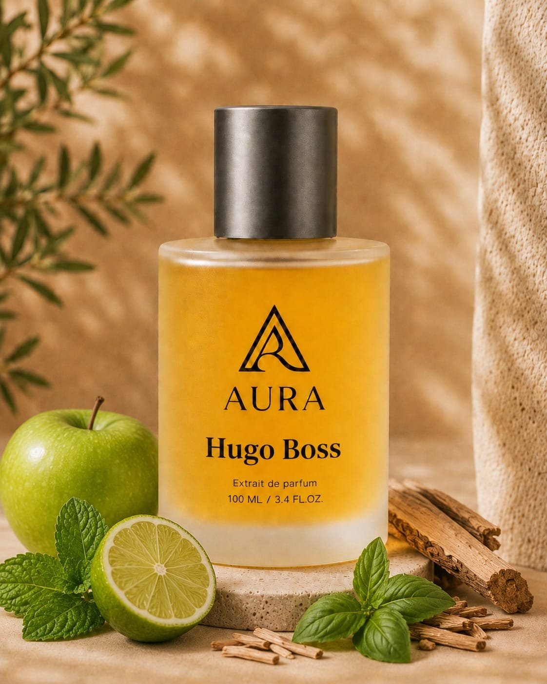 عطر أورا هوجو بوس AURA Hugo Boss – عطر رجالي فاخر بنفحات التفاح الأخضر والحمضيات والأخشاب