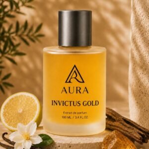 عطر أورا إنفيكتوس جولد AURA Invictus Gold – عطر رجالي فاخر بنفحات الفانيليا والحمضيات والأخشاب