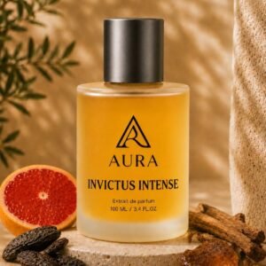 عطر أورا إنفيكتوس إنتنس AURA Invictus Intense – عطر رجالي فاخر بنفحات الجريب فروت والعنبر والأخشاب