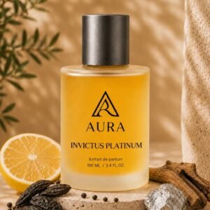 عطر أورا إنفيكتوس بلاتينيوم AURA Invictus Platinum – عطر رجالي فاخر بنفحات الجريب فروت والنعناع والأخشاب