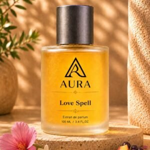 عطر أورا لوف سبيل AURA Love Spell - رائحة رومانسية تجمع بين النعومة والجاذبية لإطلالة ساحرة لا تُنسى