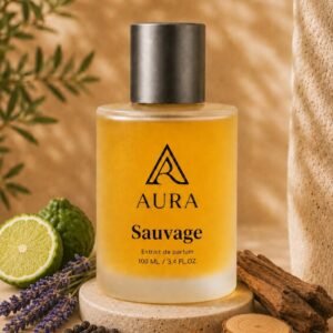 عطر أورا سوفاج AURA Sauvage – عطر رجالي فاخر بنفحات البرغموت والفلفل والأمبروكسان