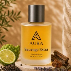 عطر أورا سوفاج إكسترا AURA Sauvage Extra – عطر رجالي فاخر بنفحات البرغموت والفلفل الأسود والأخشاب
