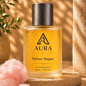 عطر أورا فيلفيت شوجر AURA Velvet Sugar – عطر نسائي حلو بنفحات السكر الوردي والفانيليا والكراميل